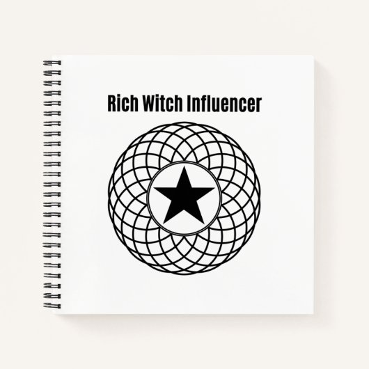 Rich Witch Influencer Journal Notitieboek (Voorkant)