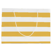 Rich Yellow Monogram met verse, even strepen Large Cadeautasje (Achterkant)