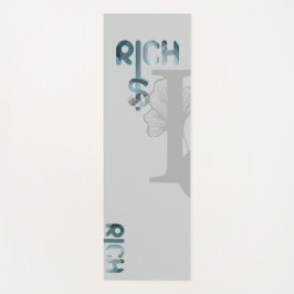 RICH Yoga Mat Fitness Abstracte Kunst Blauwe Oceaa