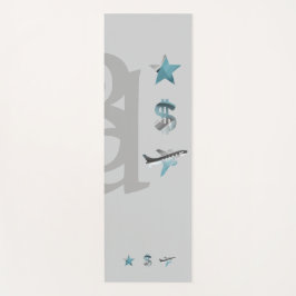 RICH Yoga Mat Fitness Abstracte Kunst Blauwe Oceaa