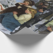 Richard Bormeister Children in the Snow Cadeaupapier (Hoek)