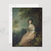 Richard Brinsley Sheridan, c.1785-87 Briefkaart (Voorkant / Achterkant)