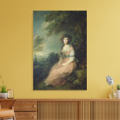 Richard Brinsley Sheridan, c.1785-87 Canvas Afdruk (Insitu (Woonkamer))