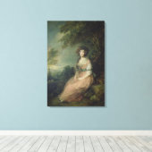 Richard Brinsley Sheridan, c.1785-87 Canvas Afdruk (Insitu (Houten vloer))