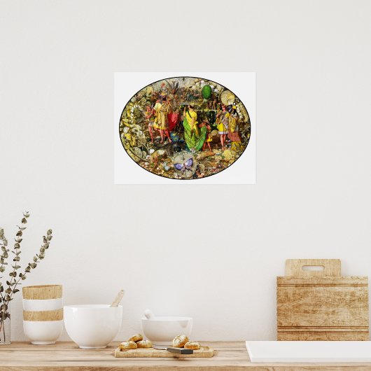 Richard Dadd Faeries: Oberon & Titania Poster (Keuken)