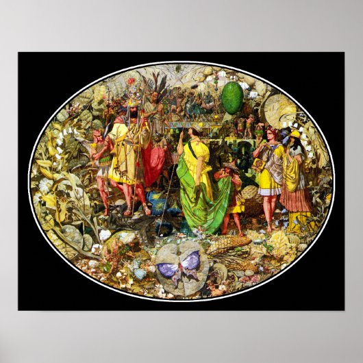 Richard Dadd Faeries: Oberon & Titania Poster (Voorkant)
