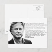 Richard Dawkins Briefkaart (Voorkant / Achterkant)