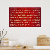 Richard Dawkins | Wonder Science geeft ons Poster (Keuken)