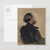 Richard, de broer van de kunstenaar, 1860 briefkaart (Voorkant / Achterkant)