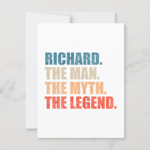 Richard De Man De Mythe De Legende Briefkaart