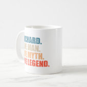 Richard De Man De Mythe De Legende Koffiemok (Voorkant links)