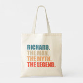 Richard De Man De Mythe De Legende Tote Bag (Achterkant)