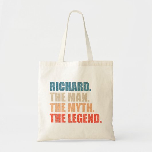 Richard De Man De Mythe De Legende Tote Bag (Voorkant)