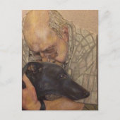 Richard en Ronnie Greyhound Briefkaart (Voorkant)