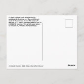 Richard Glaze 1950s Toronto Postcard (002) Briefkaart (Achterkant)