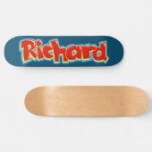 Richard graffiti persoonlijk skateboard (Horizontaal)