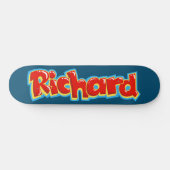 Richard graffiti persoonlijk skateboard (Horizontaal)