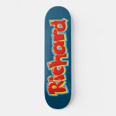 Richard graffiti persoonlijk skateboard (Voorkant)