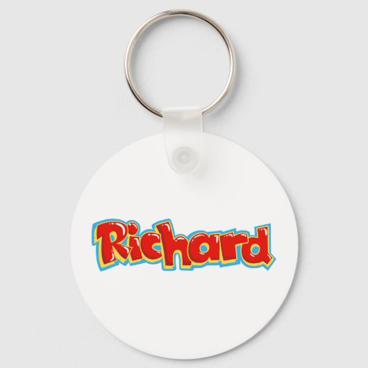Richard graffiti sleutelhanger (Voorkant)