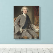 Richard Grenville, Earl Temple, c.1760 Canvas Afdruk (Insitu (Houten vloer))