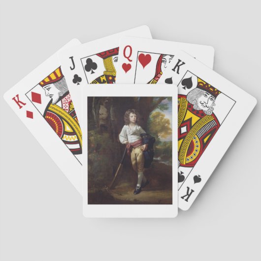 Richard Heber, 1782 (olie op doek) Speelkaarten (Achterkant)