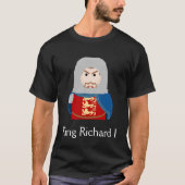 Richard I (de Lionhart) King of England T-shirt (Voorkant)