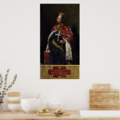 Richard I the LionhartKing of England, 1841 Poster (Keuken)