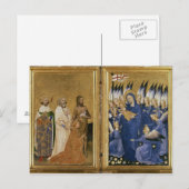 Richard II aan de Maagd en het Kind Briefkaart (Voorkant / Achterkant)