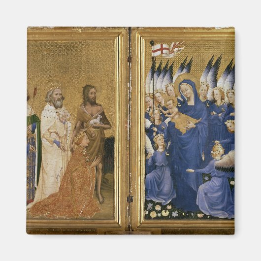 Richard II aan de Maagd en het Kind Magneet (Voorkant)