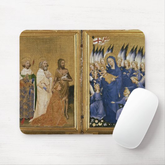 Richard II aan de Maagd en het Kind Muismat (Met muis)