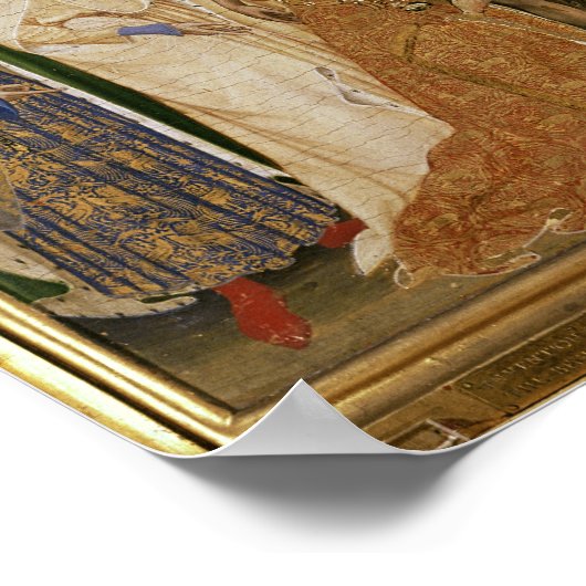 Richard II aan de Maagd en het Kind Poster (Hoek)