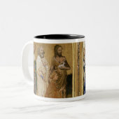 Richard II aan de Maagd en het Kind Tweekleurige Koffiemok (Voorkant links)