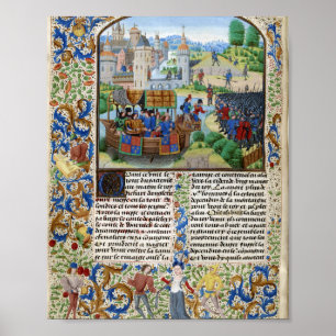 Richard II van Engeland ontmoet de rebellen Poster