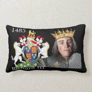 Richard III draagt zijn kroon Kussen