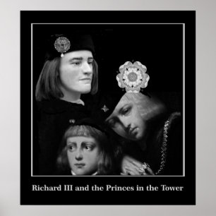 Richard III en de Princes in de toren Poster