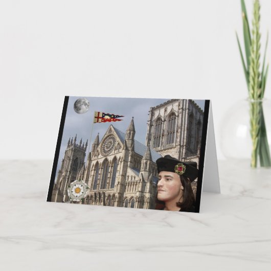 Richard III en York Minster Kaart (Voorkant)