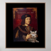 Richard III en zijn kat Poster (Voorkant)