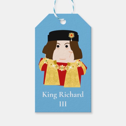 Richard III, House of York King of England Cadeaulabel (Voorkant)