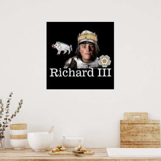 Richard III in bewapening Poster (Keuken)