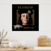 Richard III in de schaduwen Poster (Keuken)
