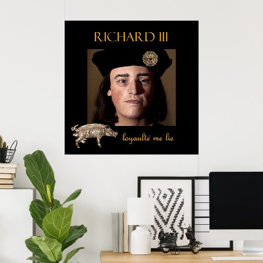 Richard III in de schaduwen Poster (Thuiskantoor)