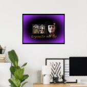 Richard III in het koninklijk paars Poster (Thuiskantoor)