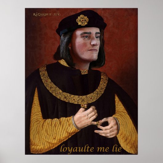 Richard III krijgt een nieuw hoofd (van hem!) Poster (Voorkant)