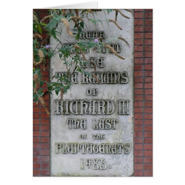 Richard III Memorial in Leicester, Engeland (Voorkant)