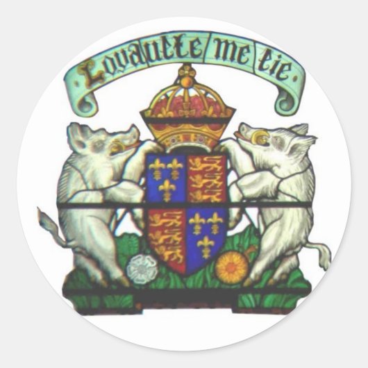 Richard III Motto Sticker (Voorkant)