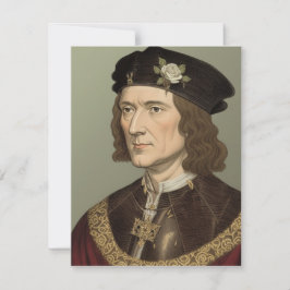 Richard III notitiekaart Notitiekaartje