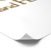 Richard III Quote (Gold Version) Poster (Hoek)