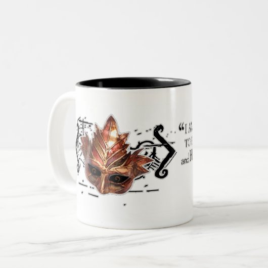 Richard III Quote Tweekleurige Koffiemok (Voorkant links)