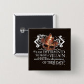 Richard III Quote Vierkante Button 5,1 Cm (Voorkant /achterkant)