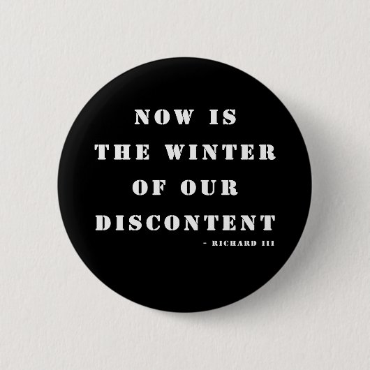 Richard III Ronde Button 5,7 Cm (Voorkant)